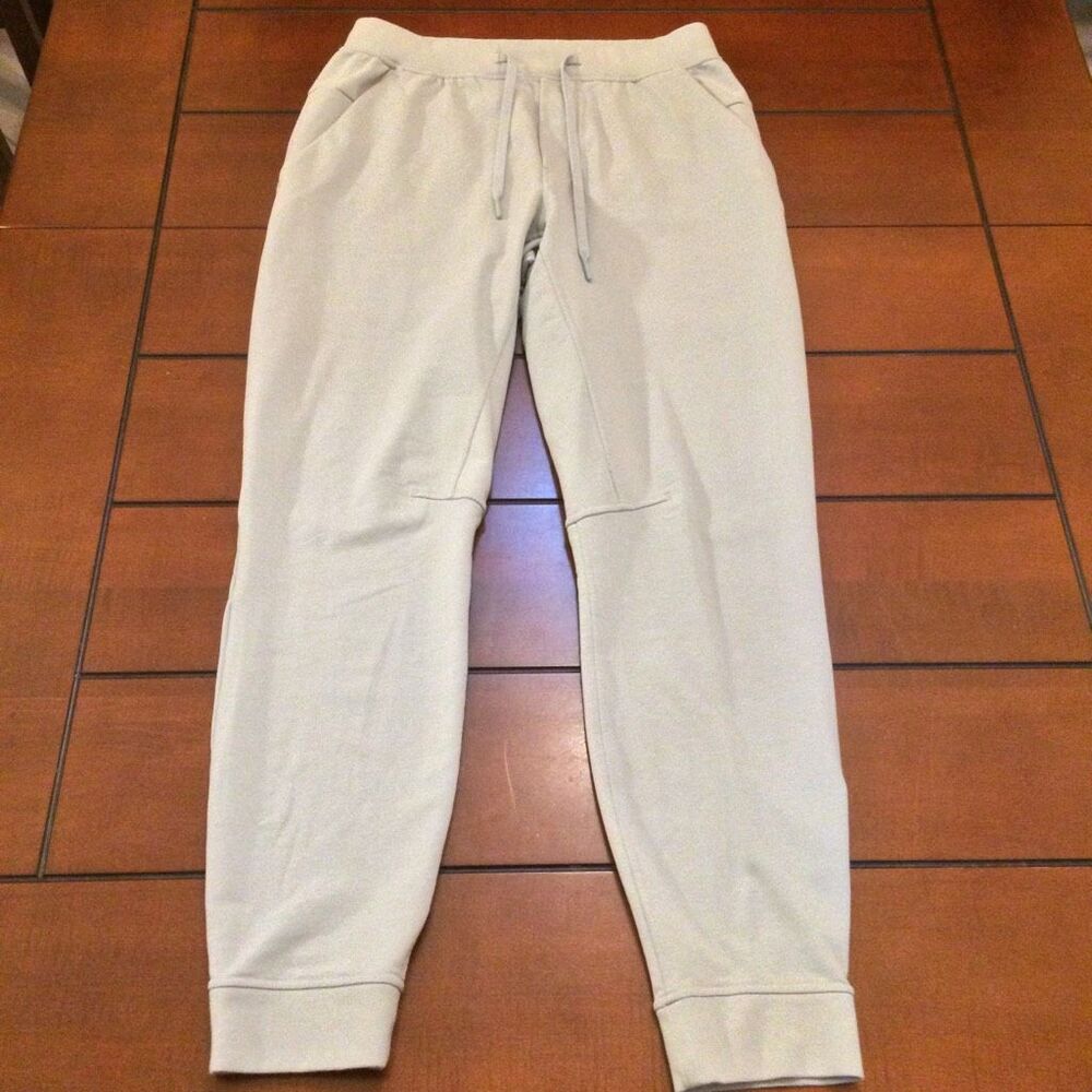 Lululemon Men's City Sweat Jogger 29" French Terry Pants Size medium silver blue